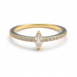 ANEL DELICAT MARQUISE ZIRCONIAS LATERAL