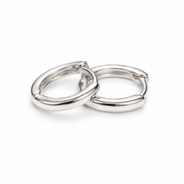 ARGOLA LISA G - BANHO PRATA