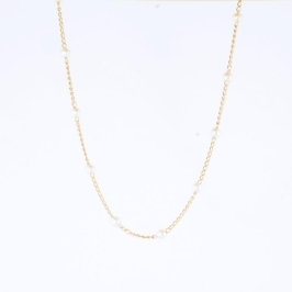 COLAR COM PÉROLAS 50CM