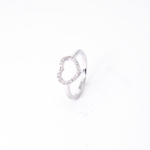 ANEL MARQUEZINE CRAVEJADO COM ZIRCÓNIA OURO BRANCO