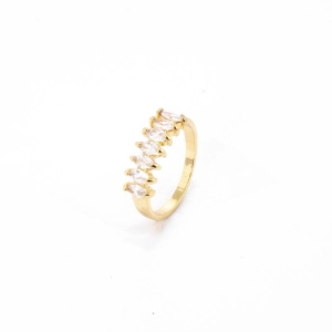 ANEL NAVETE DIAMOND OURO AMARELO