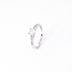 ANEL SOLITÁRIO PRINCESS 4MM