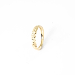 ANEL APARADOR DIAMANTADO OURO 18K 750