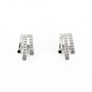 BRINCO LIZ CRAVEJADO OURO BRANCO