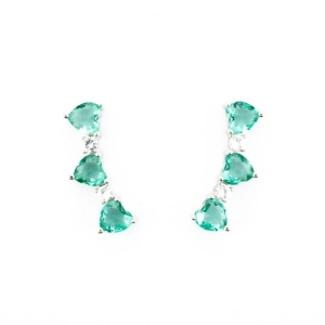 BRINCO TRES CORACOES VERDE