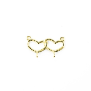 CANGA DE CORAÇÃO DUPLO LISO