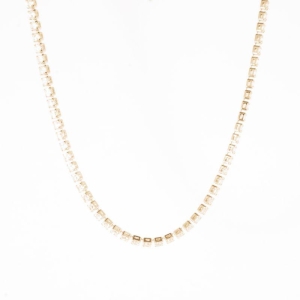 COLAR FIO DE ZIRCONIA COM FECHO 45 CM