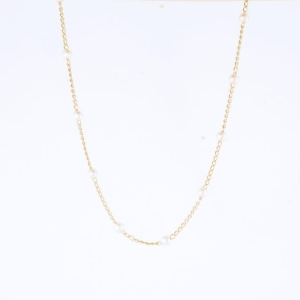 COLAR PÉROLAS INTERCALADAS 40CM