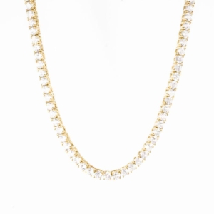 COLAR RIVIERA 4MM OURO AMARELO