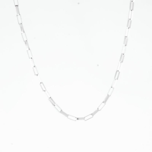 CORRENTE MASCULINA TIJOLINHO GROSSA PRATA 925