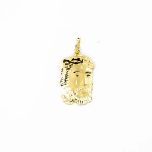 PINGENTE JESUS CRISTO DIAMANTADO 2,75CM OURO 18K