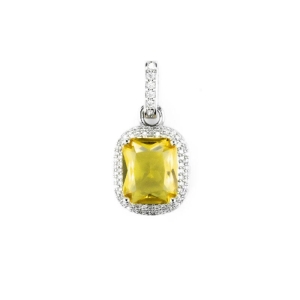 PINGENTE QUADRADO AMARELO