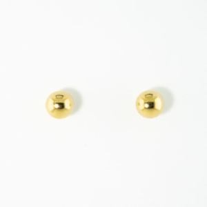 BRINCO BOLA TAMANHO M OURO AMARELO