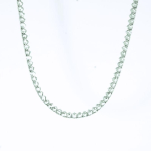 COLAR RIVIERA 3MM GREEN 42CM COM EXTENSOR