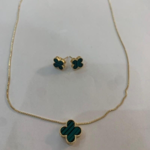 CONJUNTO TREVO MALAQUITA