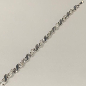 PULSEIRA ELOS CRAVEJADOS INTERCALADOS