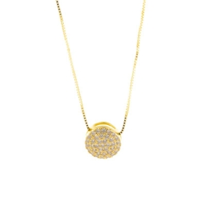 COLAR CHUVEIRINHO BANHADO NO OURO AMARELO