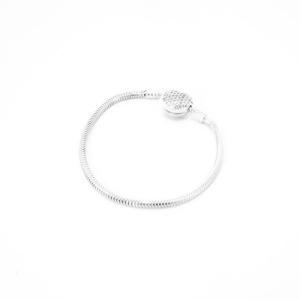 PULSEIRA LIFE PANDORA CORAÇÃO PRATA 925