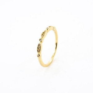 ANEL APARADOR CRAVEJADO BANHADO NO OURO AMARELO