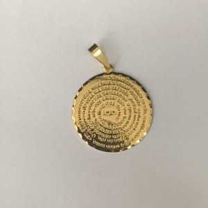 PINGENTE MANDALA PAI NOSSO G