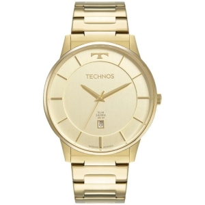 Relógio Technos Masculino Slim Dourado