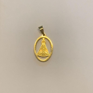 PINGENTE NOSSA SENHORA VAZADO SEMIJOIA