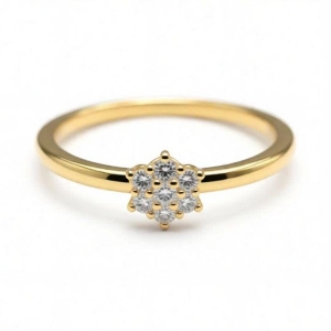 ANEL CHUVEIRINHO FLOR ZIRCONIAS