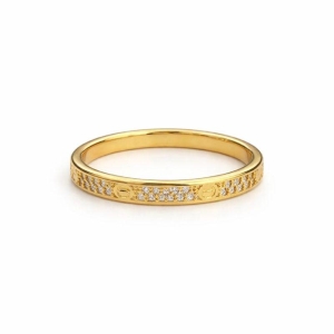 ANEL CARTIER LOVE CRAVEJADO/LISO SEMIOURO