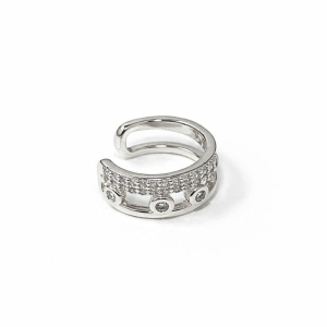 PIERCING FAKE MESSIKA INSPIRED SEMI PRATA