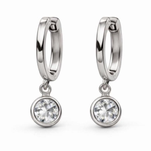 ARGOLA LISA  PONTO DE LUZ SEMI PRATA - G