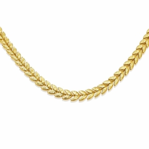 PULSEIRA FOLHAS EM ESCAMAS SEMI OURO