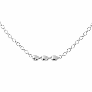 PULSEIRA ONDAS / ELOS OVAIS SEMI PRATA