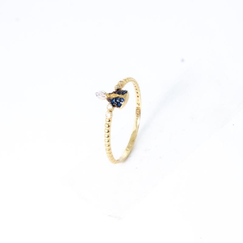ANEL NOSSA SENHORA MILIGRAM OURO 18K