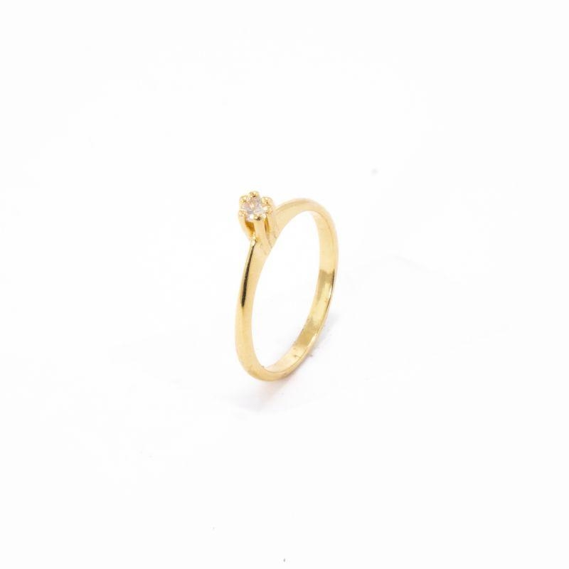 ANEL SOLITÁRIO SIMPLES 2MM