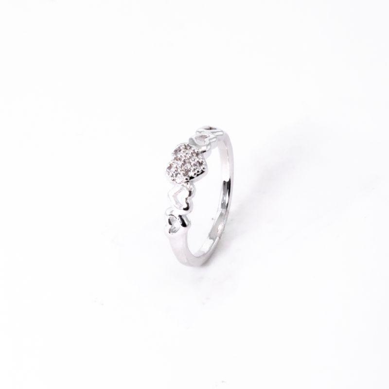 FALANGE ELOS CORAÇÃO OURO BRANCO