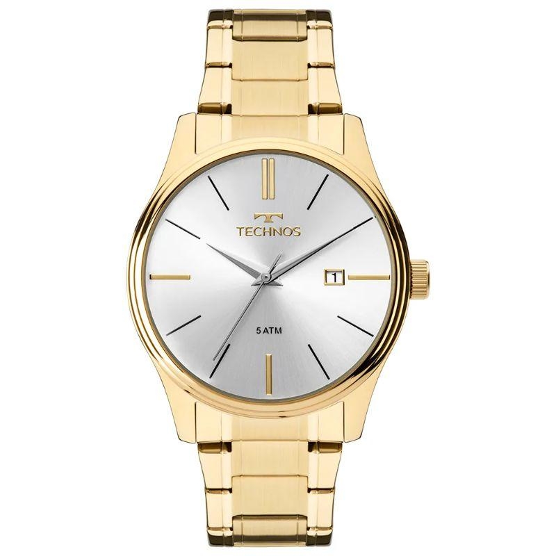 Relógio Technos Masculino Steel Dourado AÇO INOX