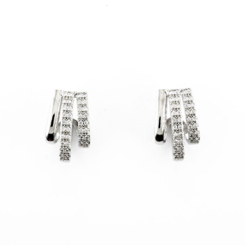 BRINCO LIZ CRAVEJADO OURO BRANCO