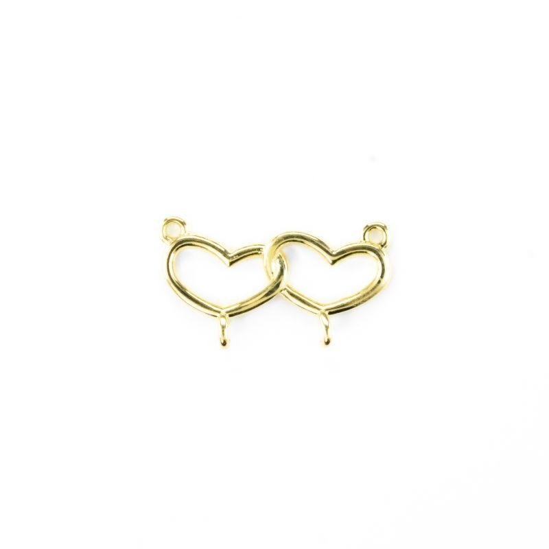 CANGA DE CORAÇÃO DUPLO LISO