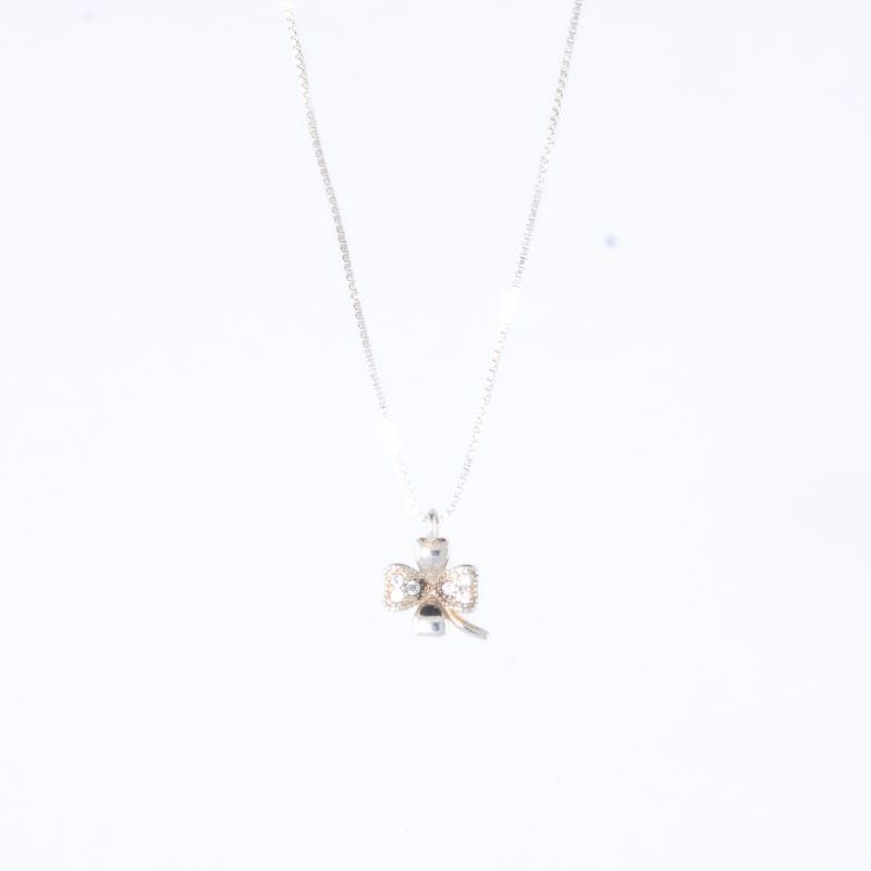 COLAR TREVO PRATA 925