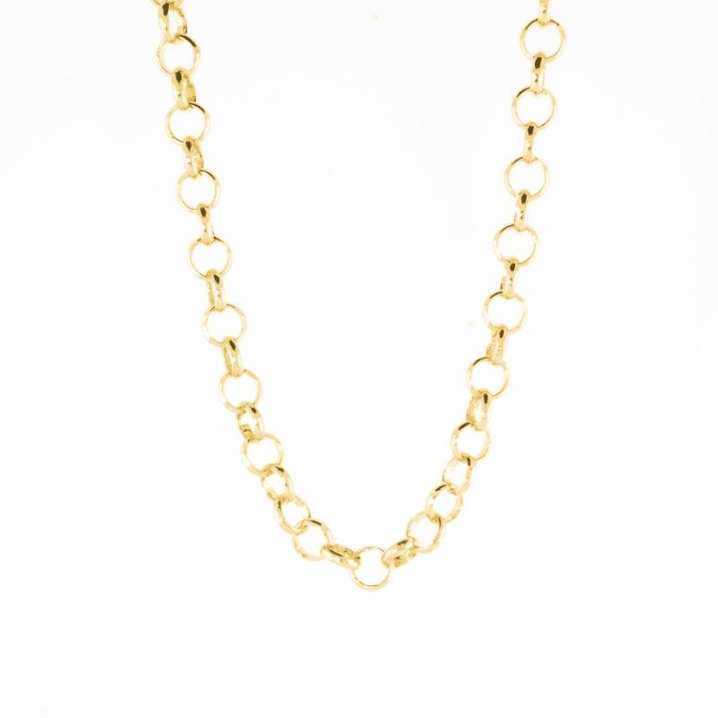 CORRENTE PORTUGUESA COM FECHO GRANDE 45CM