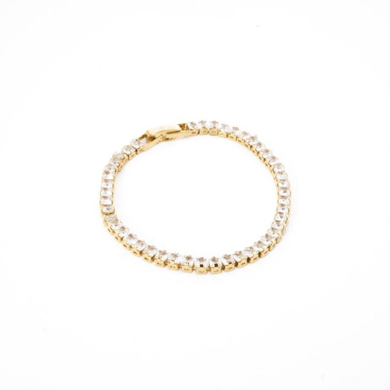 PULSEIRA RIVIERA QUATRO PONTAS NO OURO AMARELO