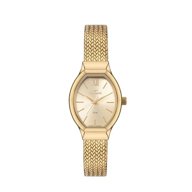 RELÓGIO TECHNOS FEMININO STYLE DOURADO AÇO INOX