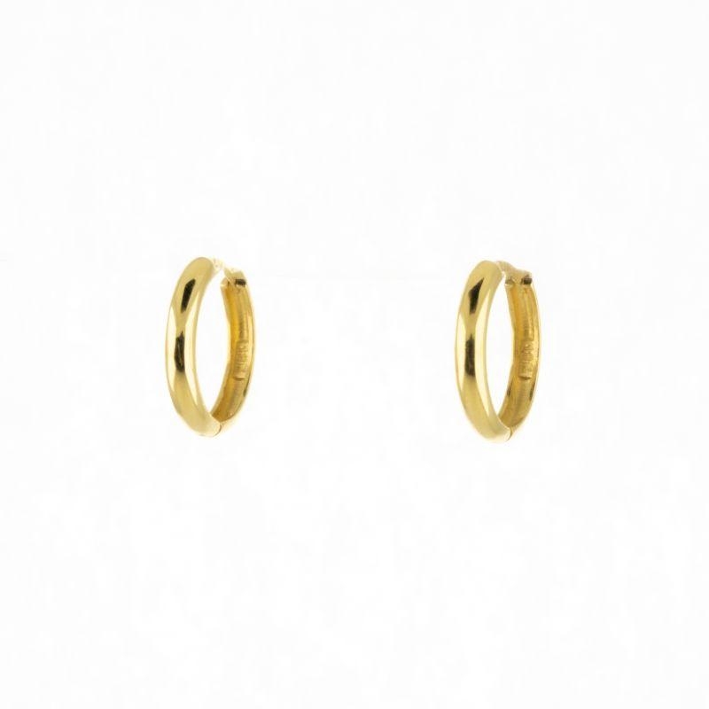 ARGOLA LISA G BOLD SLIM OURO 18K