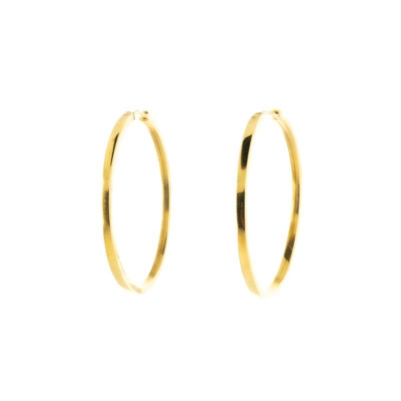 ARGOLA MINIMALISTA G OURO 18K