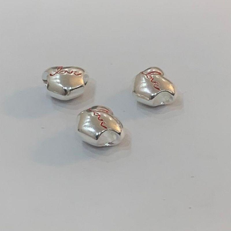 BERLOQUE SEPARADOR CORAÇÃO LOVE PRATA 925