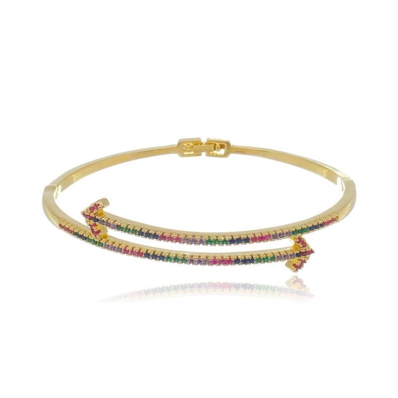 BRACELETE DULCE COLORFUL OURO AMARELO