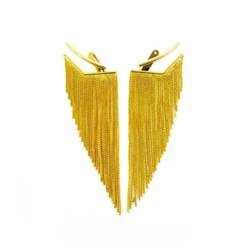BRINCO ANGEL BANHADO OURO AMARELO