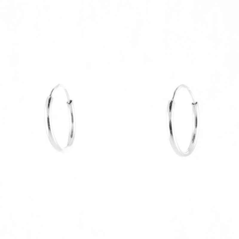 BRINCO ARGOLA FINA PRATA 925