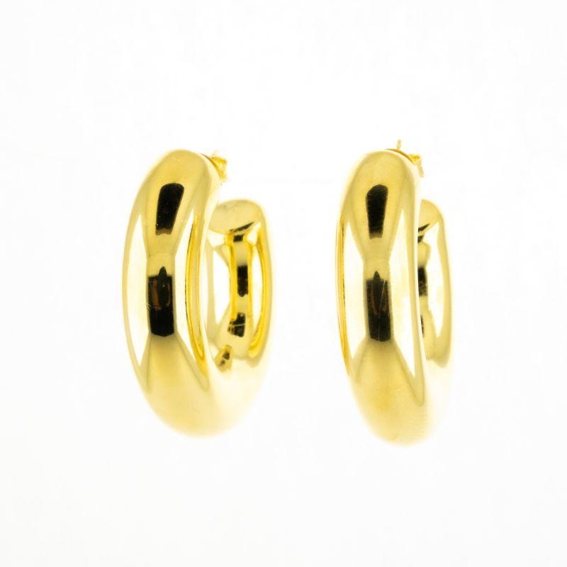 BRINCO ARGOLA TUBO LISA TAMANHO G