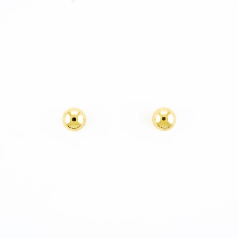 BRINCO BOLINHA 7MM OURO 18K